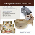 Kraft Reinforced Gummed 3"X450' Water Activated Tape